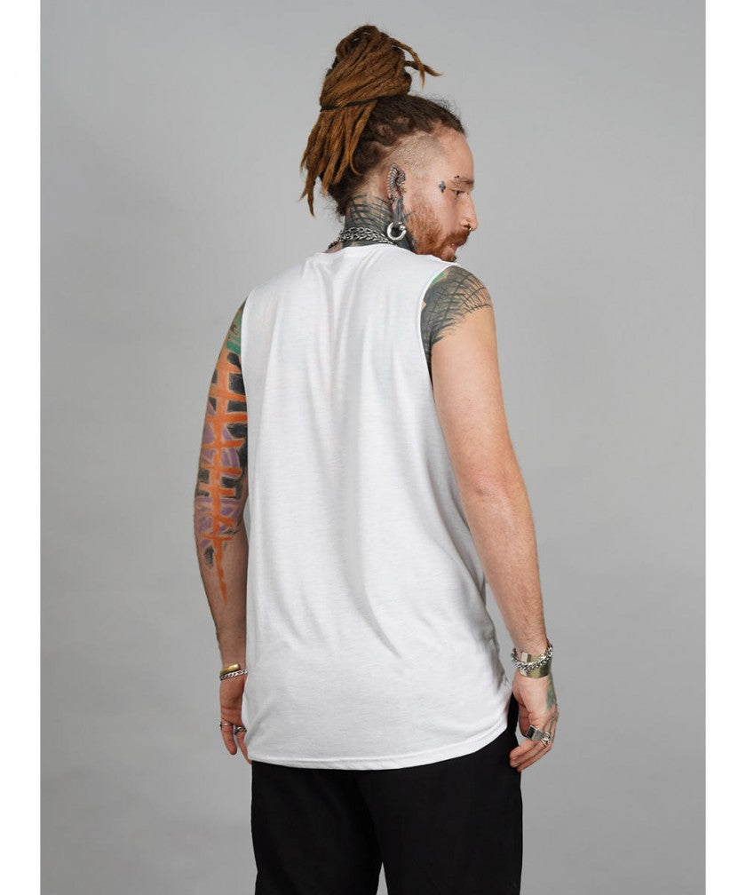 SHALVATA Tank Top In White