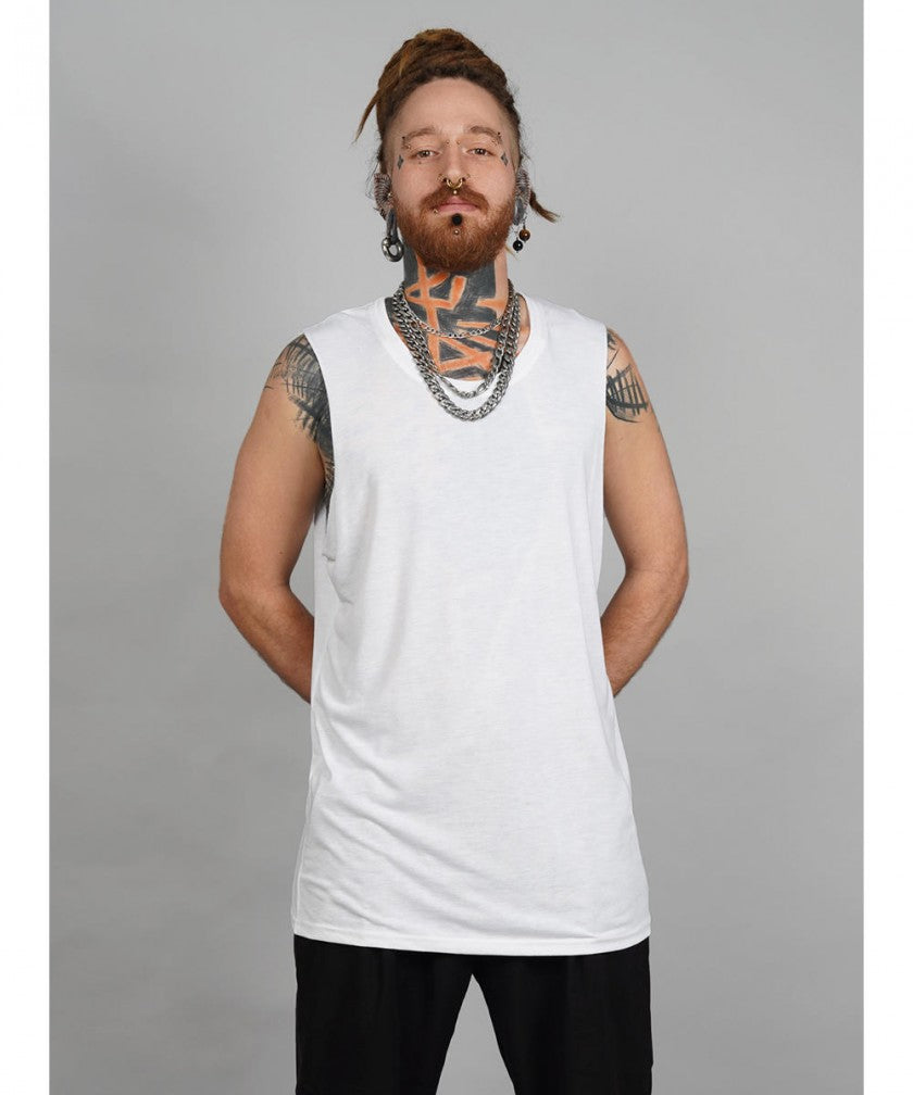 SHALVATA Tank Top In White