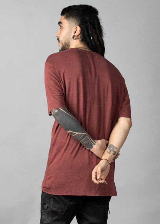 SAKAY BOTANICAL T-Shirt In Red