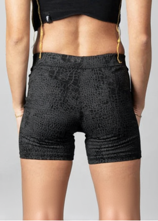 REPTILIA Shorts In Black