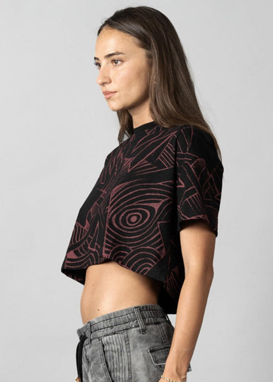MOONA Crop Top In Black