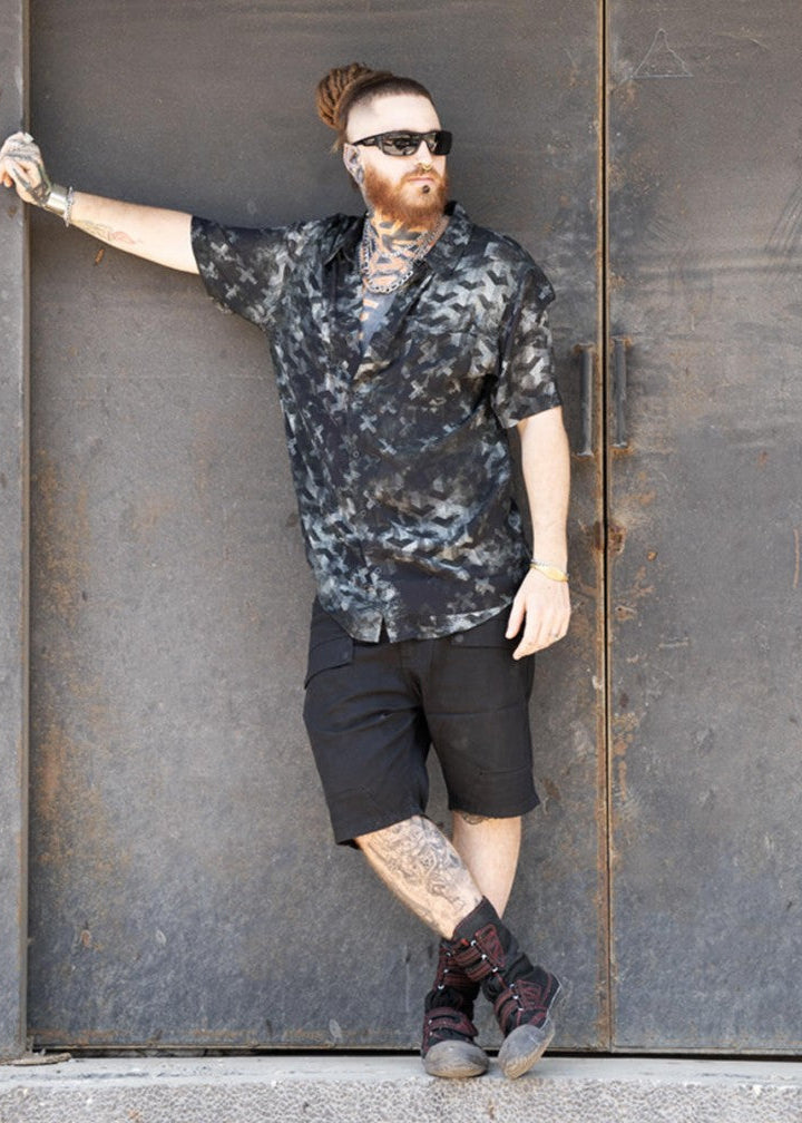 SENGOKU Short Sleeve Button Shirt