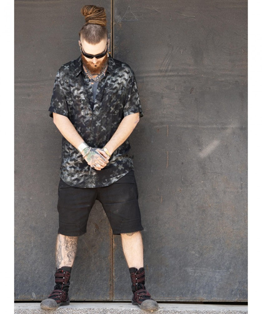 SENGOKU Short Sleeve Botton Shirt