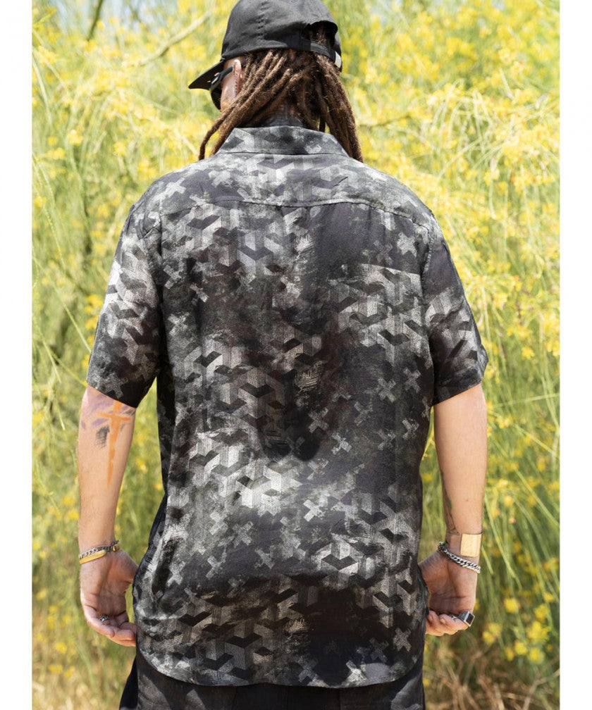 SENGOKU Short Sleeve Botton Shirt