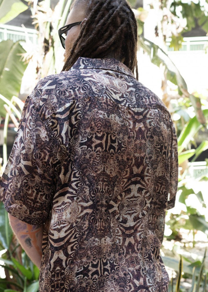 SOLARIS Unisex Short Sleeve Button Shirt