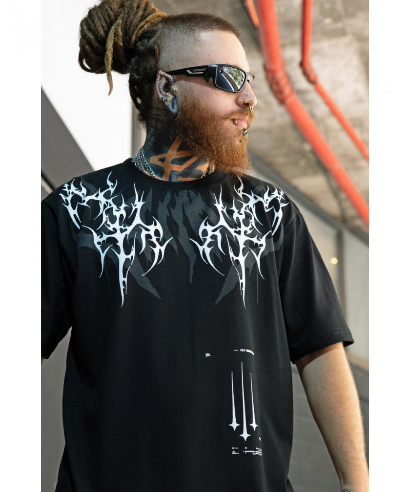 ACID PUNK T-Shirt In Black