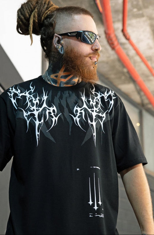 ACID PUNK T-Shirt In Black