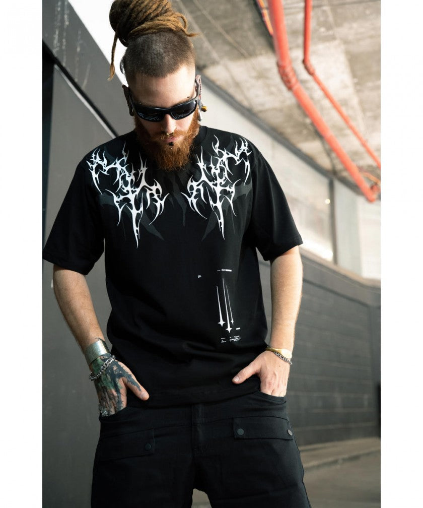 ACID PUNK T-Shirt In Black