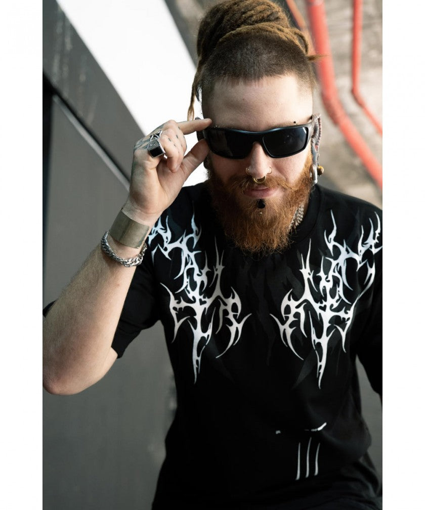 ACID PUNK T-Shirt In Black