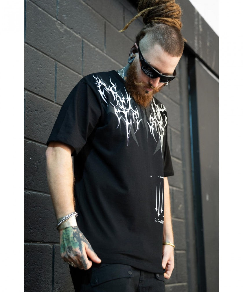 ACID PUNK T-Shirt In Black