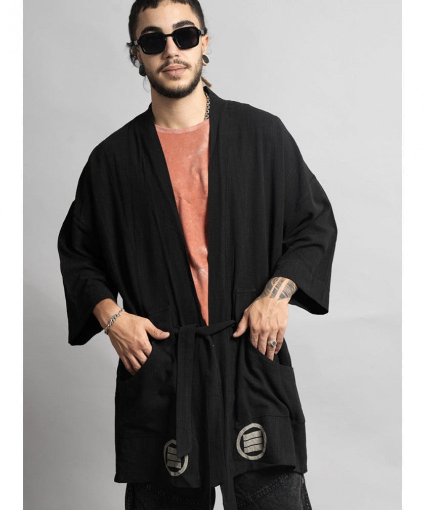 HOSHI Kimono In Black