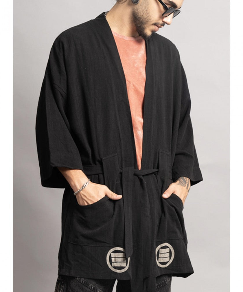 HOSHI Kimono In Black