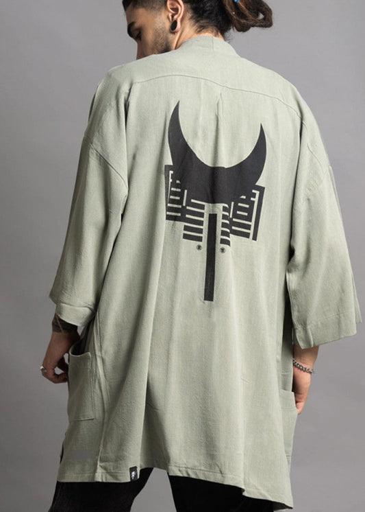 HOSHI Kimono In Brushed Grey