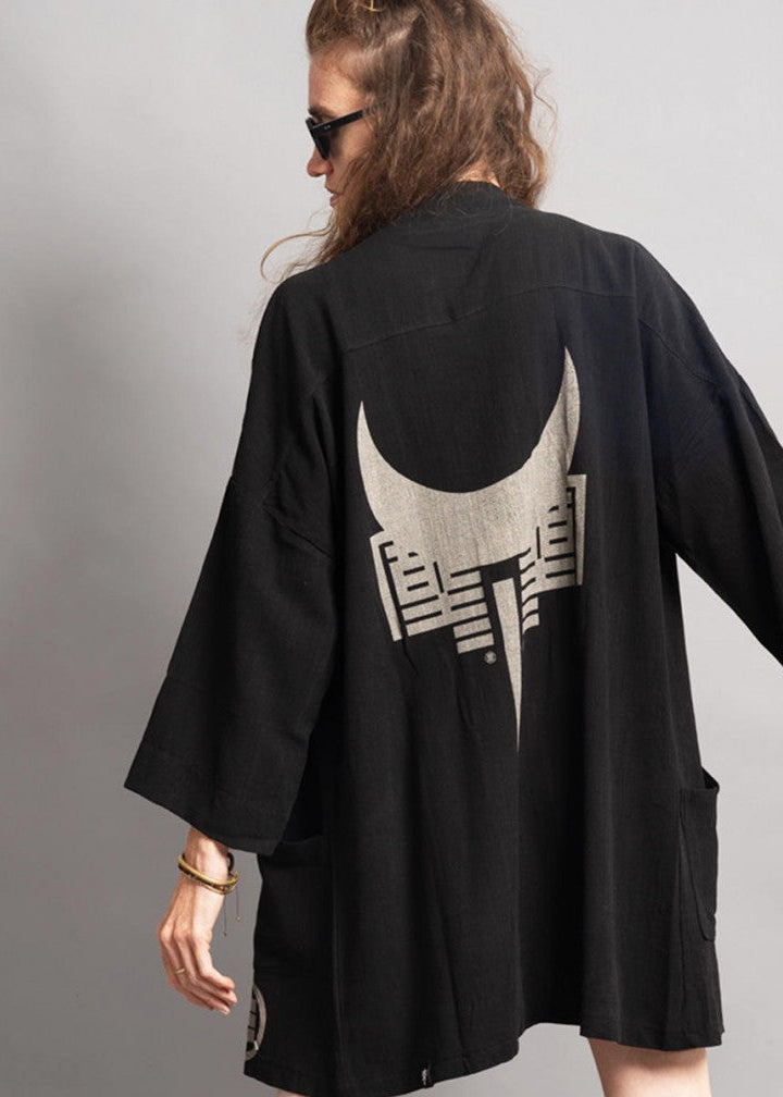 HOSHI WO Kimono In Black