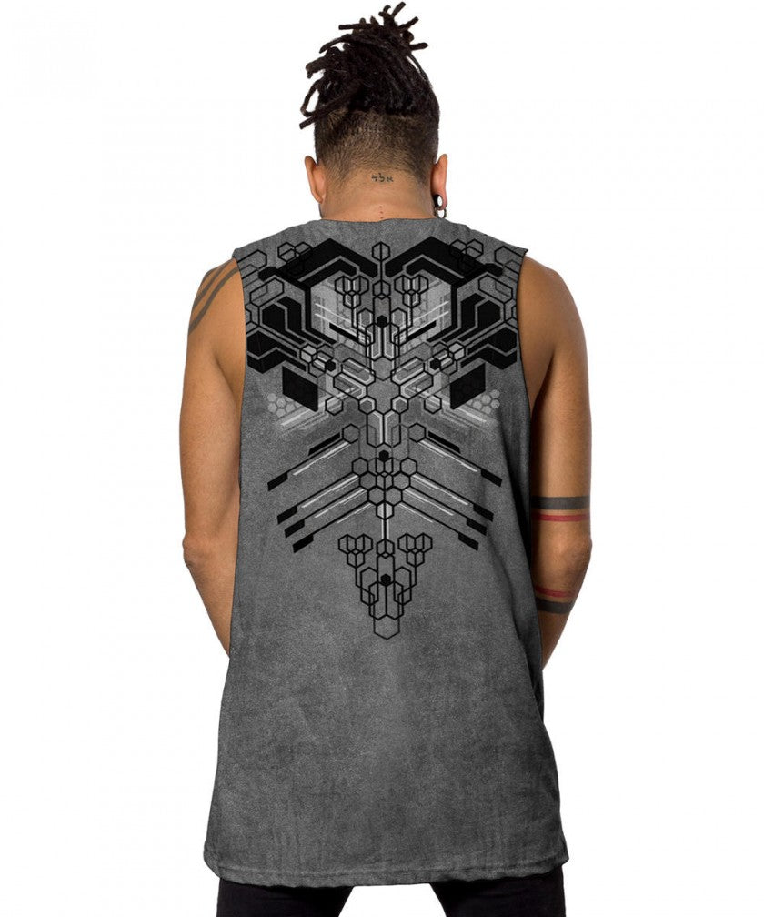 KAITAN Tank Top In Wash Grey