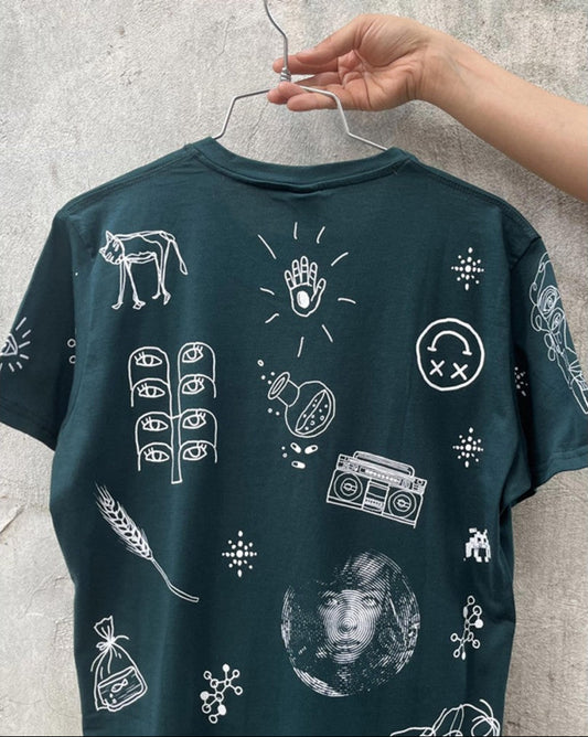 BIG CITY LIFE T-Shirt In Botanical Green