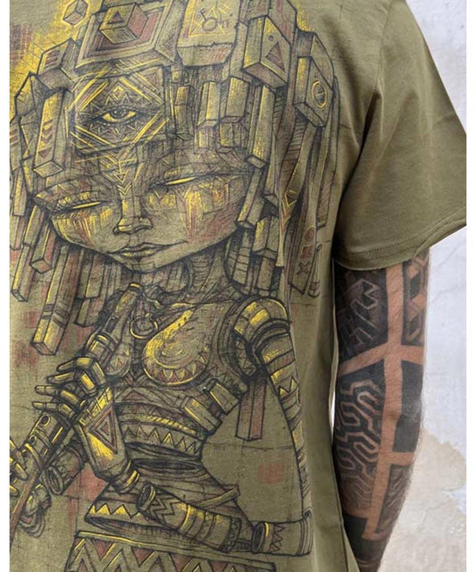CUBINA T-Shirt In Army Green