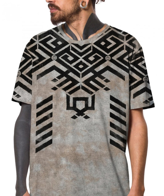 NAMELESS T-Shirt In Sand Wash