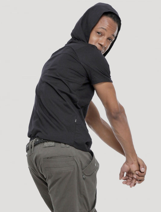 SHELTER Hooded T-Shirt In Black