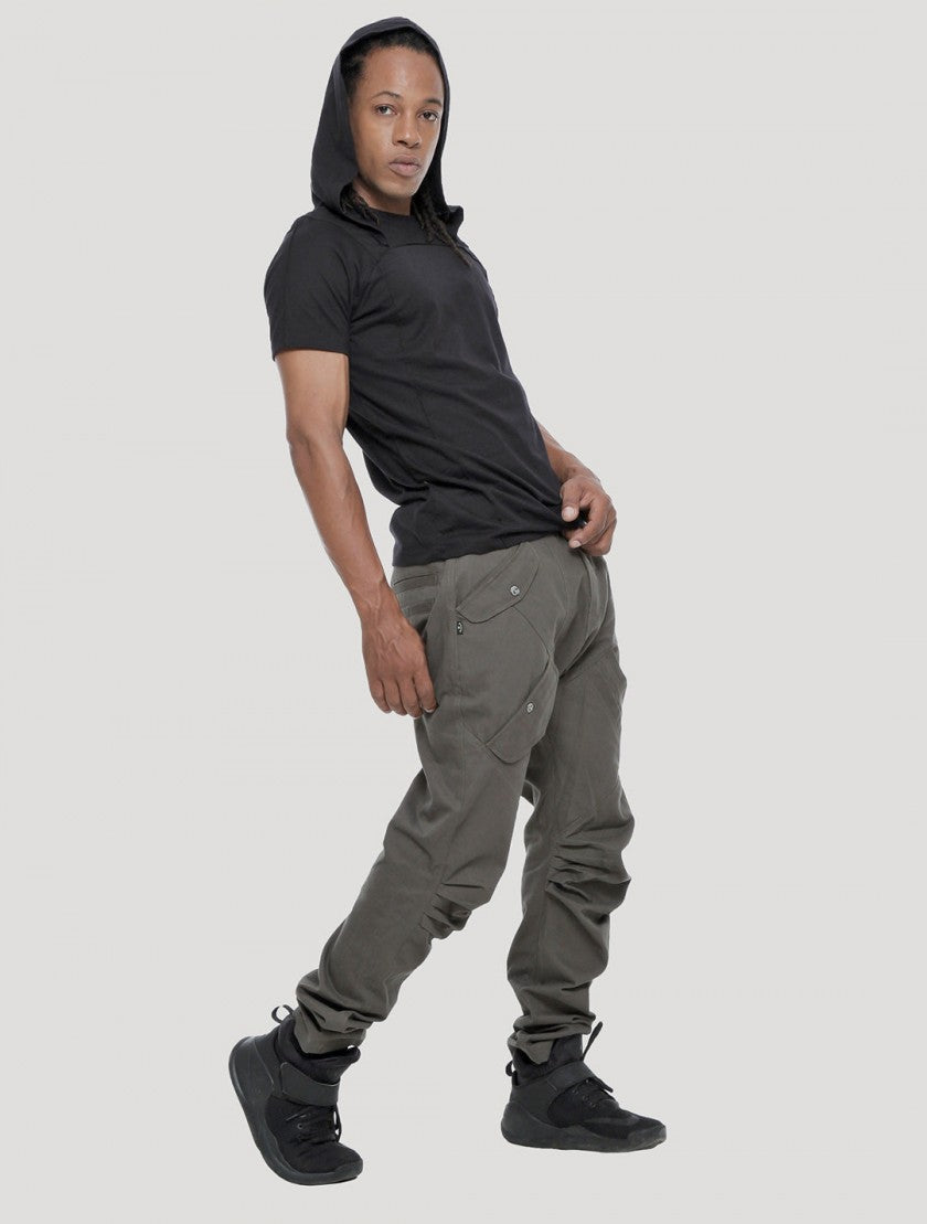 SHELTER Hooded T-Shirt In Black