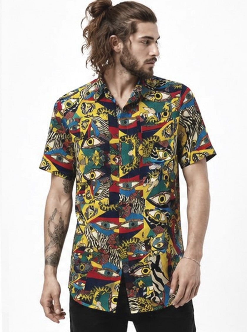 ALL EYES ON ME Button Up Shirt