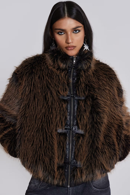 MENDOZA Unisex Faux Fur Jacket