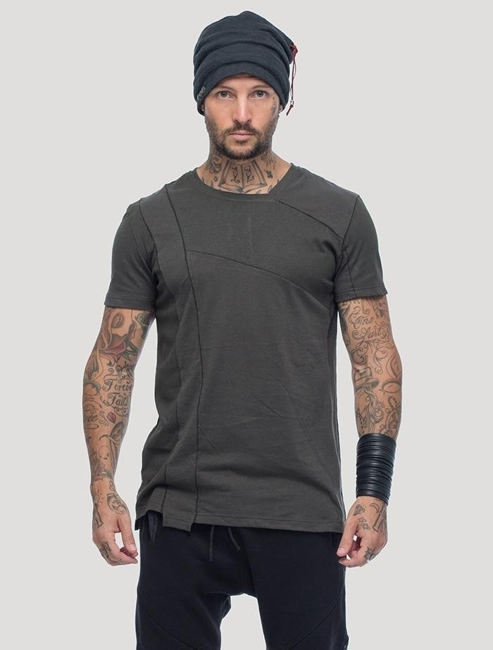 SHADE T-Shirt In Olive Noir