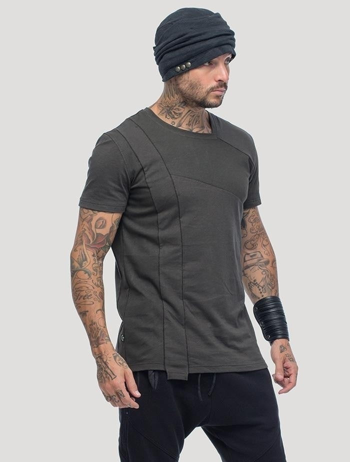 SHADE T-Shirt In Olive Noir