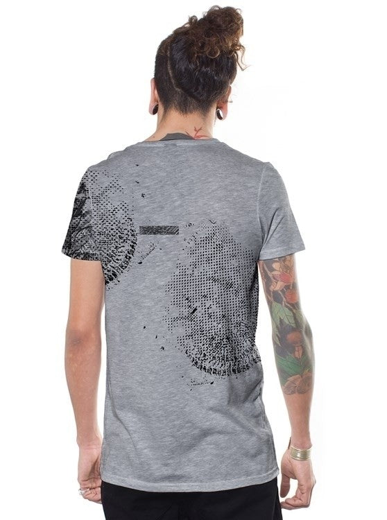 CHEROKEE T-Shirt In Grey Melange