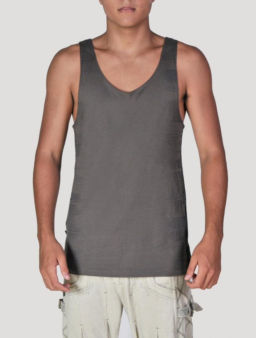 TALLI Sleeveless Tee In Olive