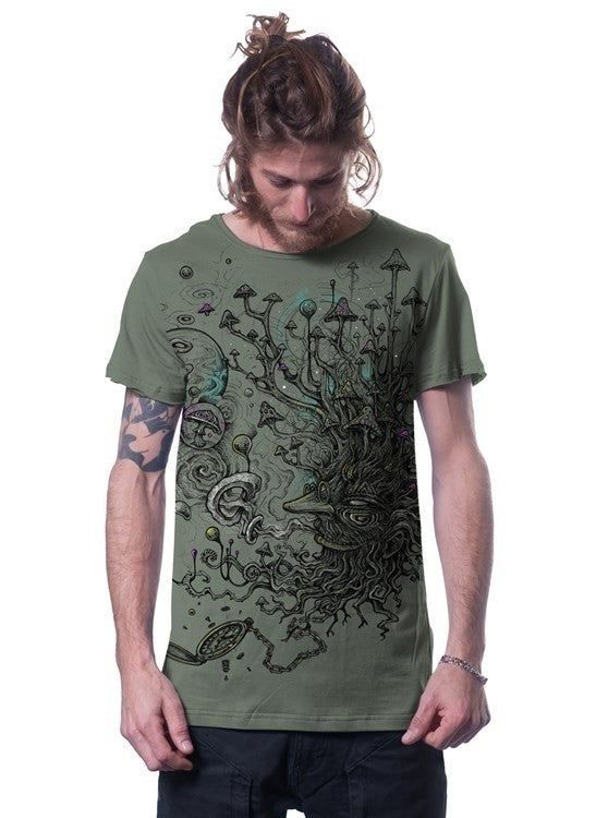 SHROOMBEARD T-Shirt In Green