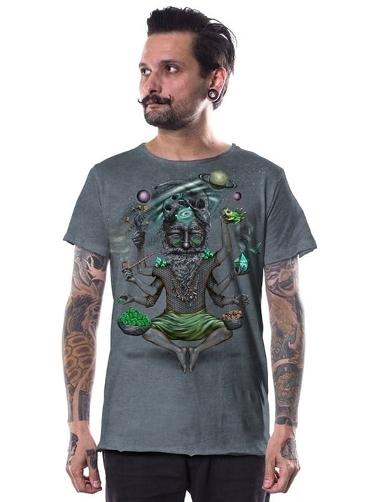 SABOOSH T-Shirt In Grey Wash