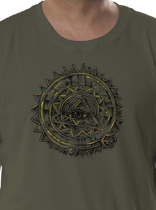 CUBINA T-Shirt In Olive Grinded