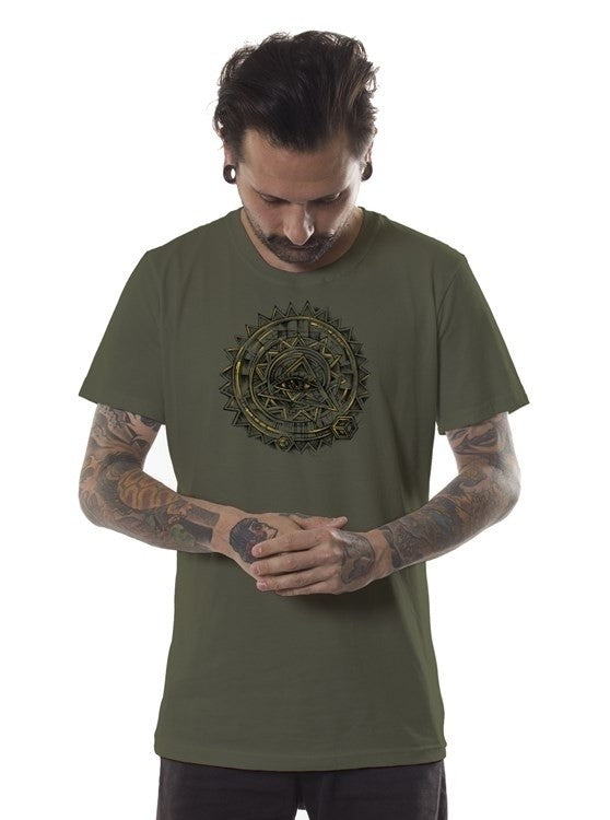 CUBINA T-Shirt In Olive Grinded