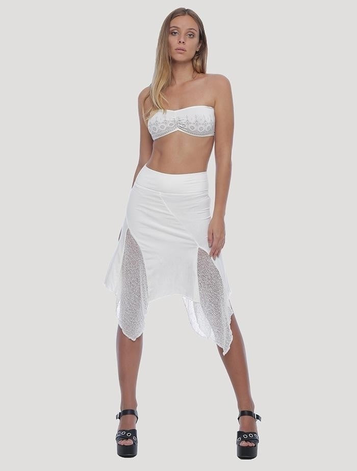 Boob Tube top In Off-White