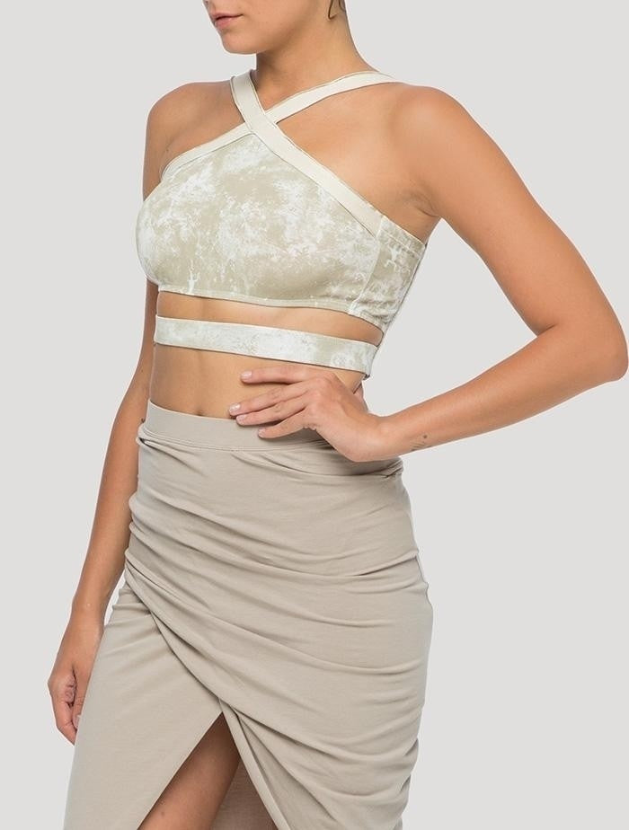 HUA Bra Top In Off-White