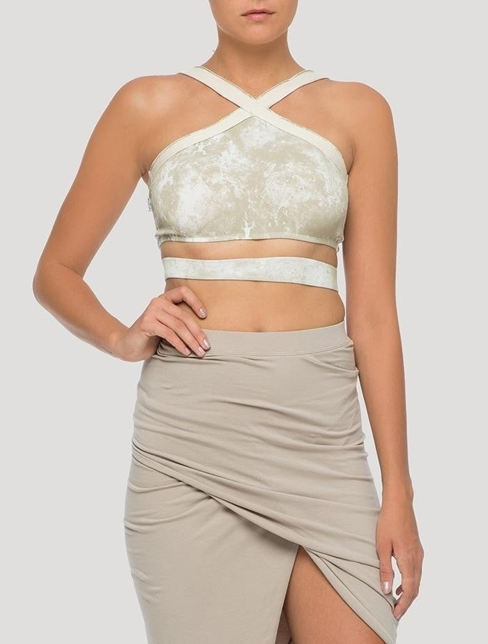 HUA Bra Top In Off-White