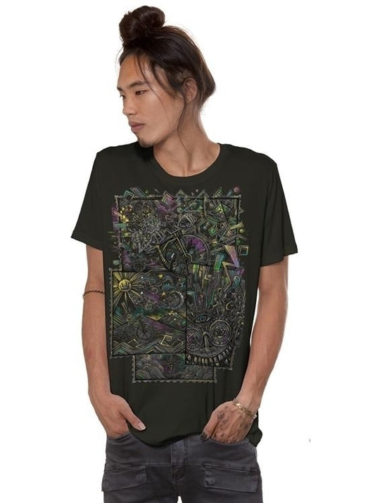 AMBIRIDE T-Shirt In Dark Khaki