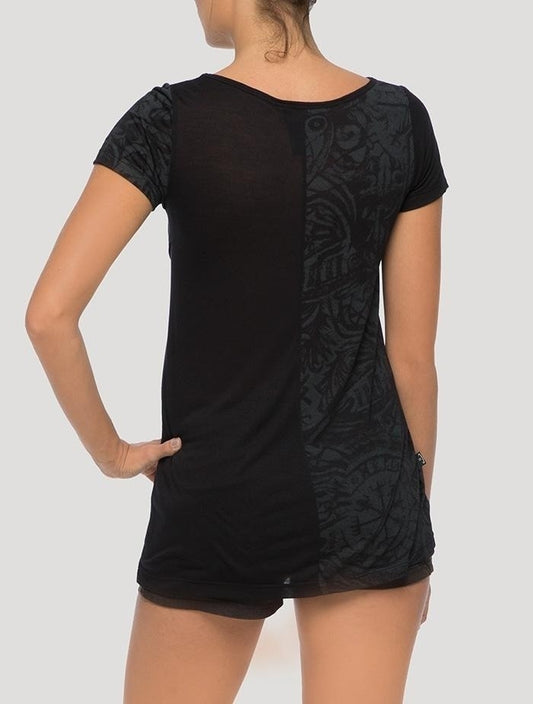 CROSSOP Top In Black