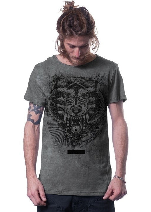 SERBERUS T-Shirt In Grey