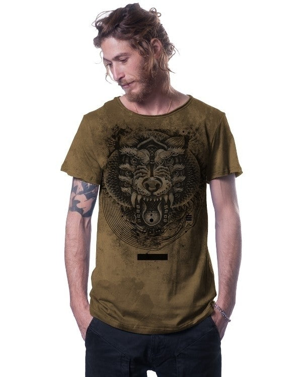 SERBERUS OCEAN T-Shirt In Moka