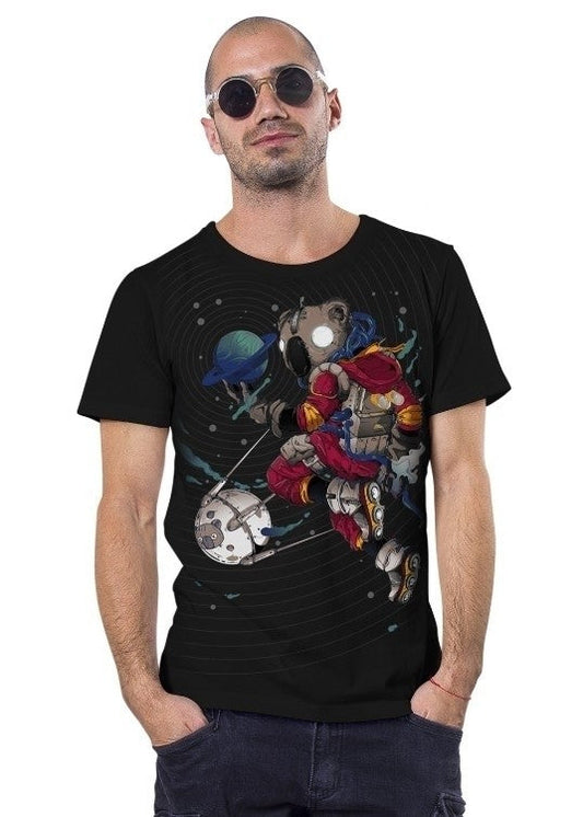 SPACE KOALA T-Shirt In Black
