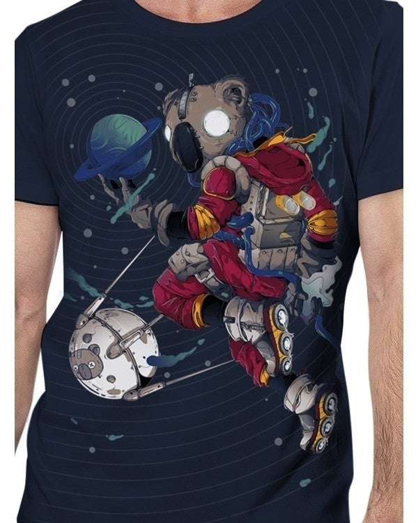SPACE KOALA T-Shirt In Dark Blue