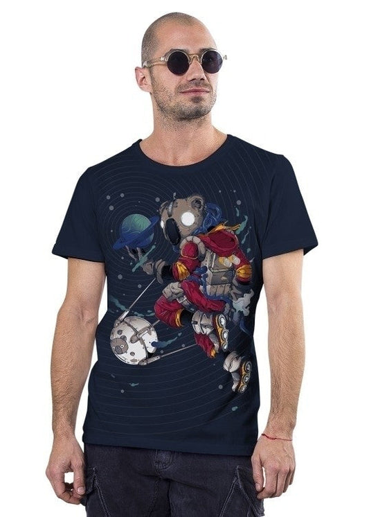 SPACE KOALA T-Shirt In Dark Blue