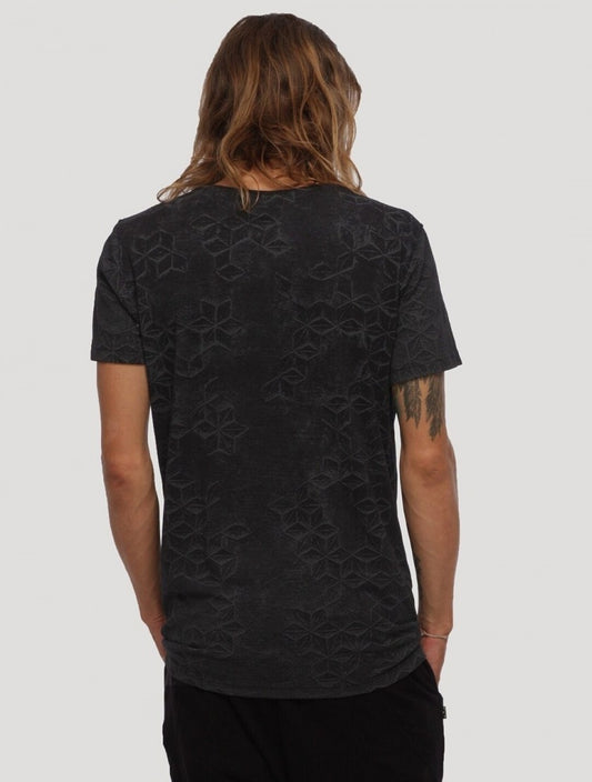 F.O.L FLOWER OF LIFE T-Shirt In Black