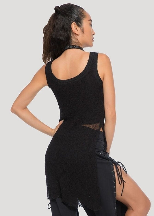 SIN Tank Top In Black