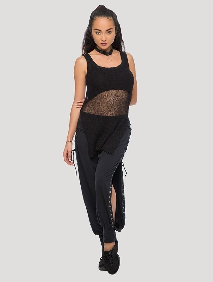 SIN Tank Top In Black