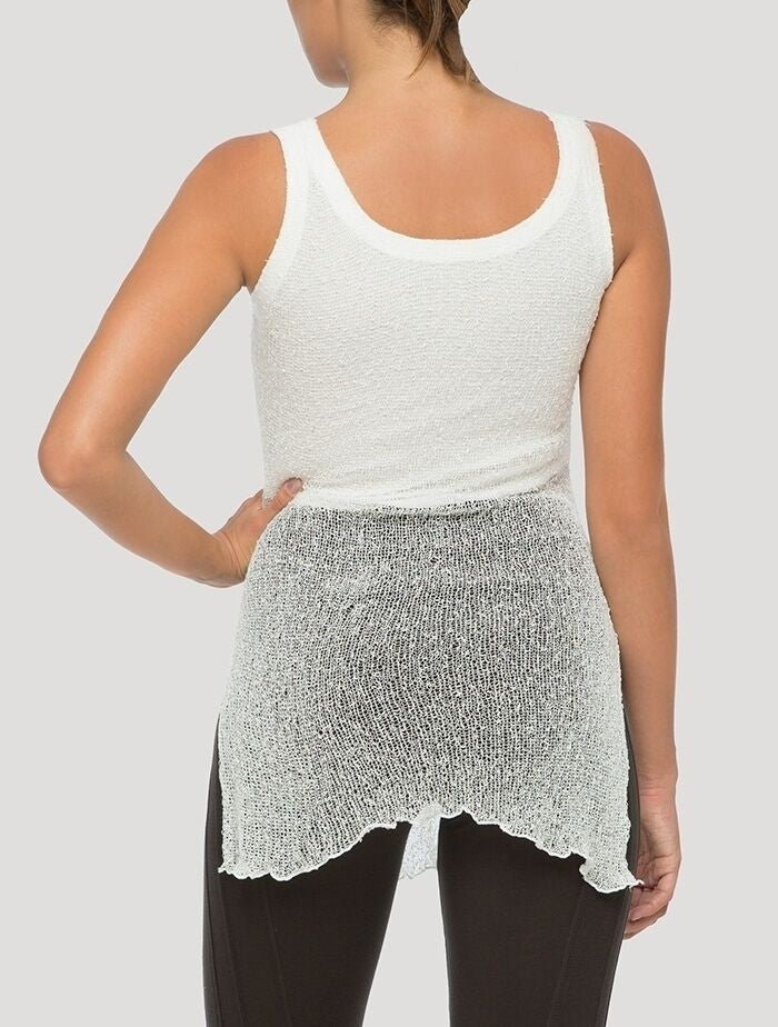 SIN Tank Top In White