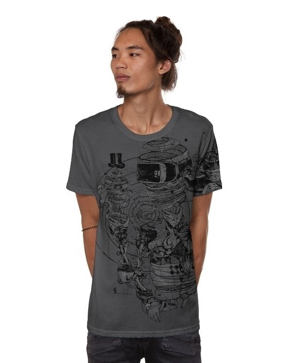 VR STEEL T-Shirt In Grey