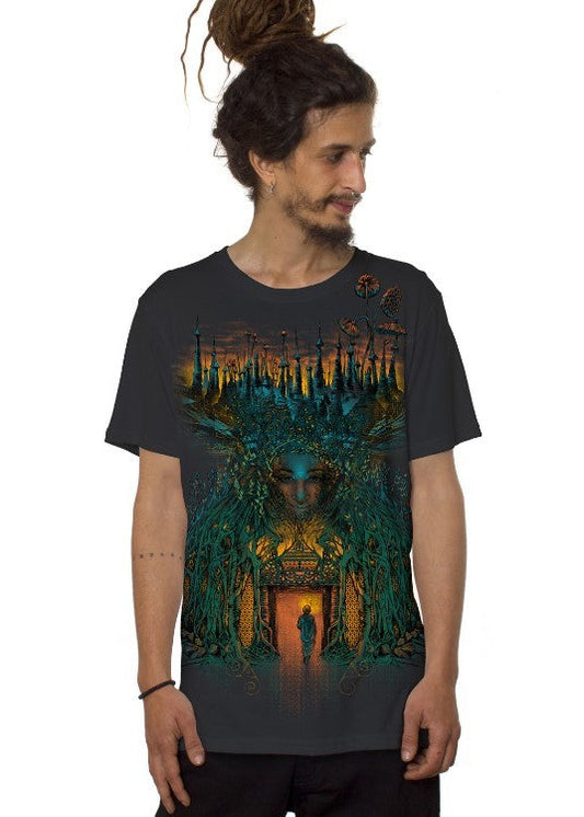 INNER FOREST T-Shirt In Dark Grey